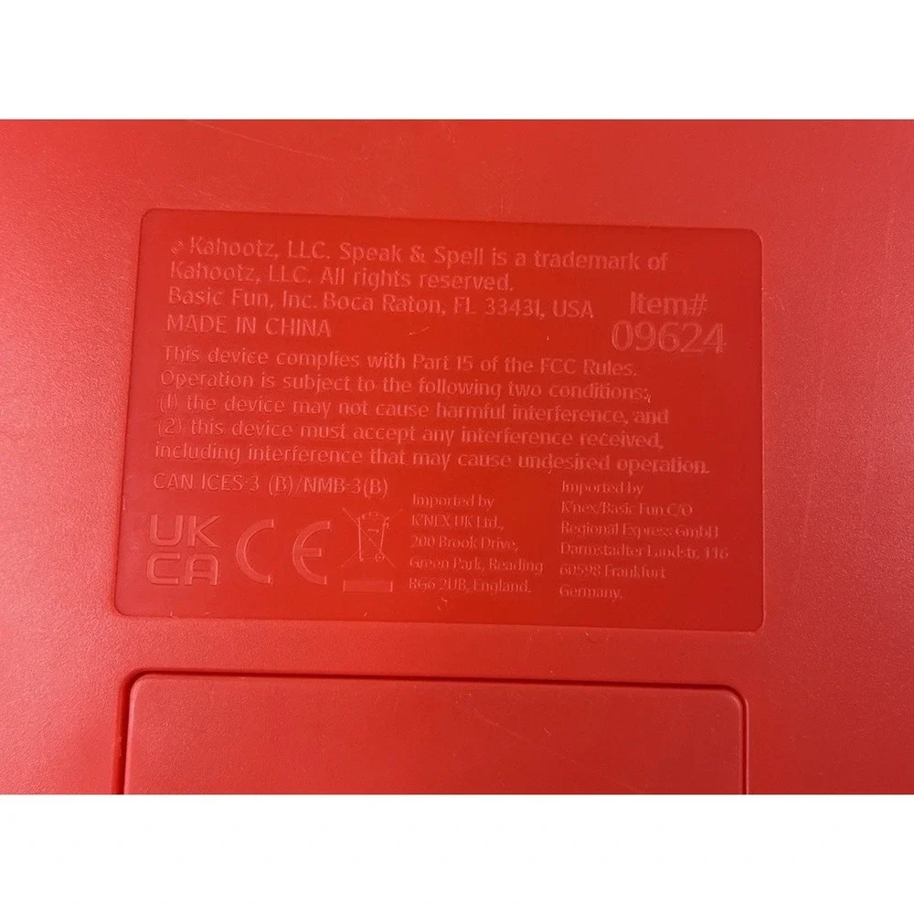 Speak & N Spell Electronic Learning Game Tested Works Kahootz